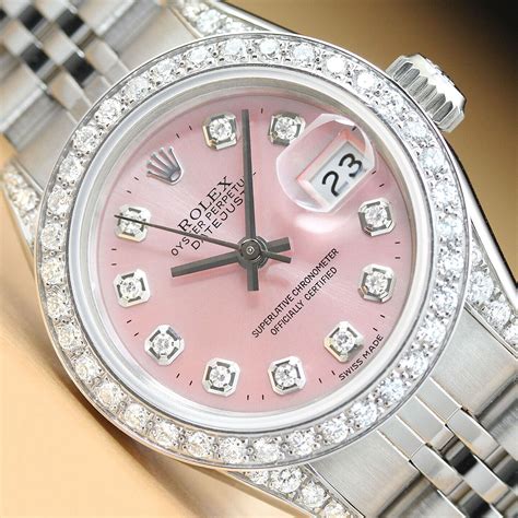 rolex donna rosa